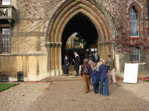 Visitor's entrance Christ Church College