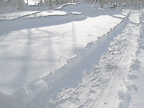Path through the snow