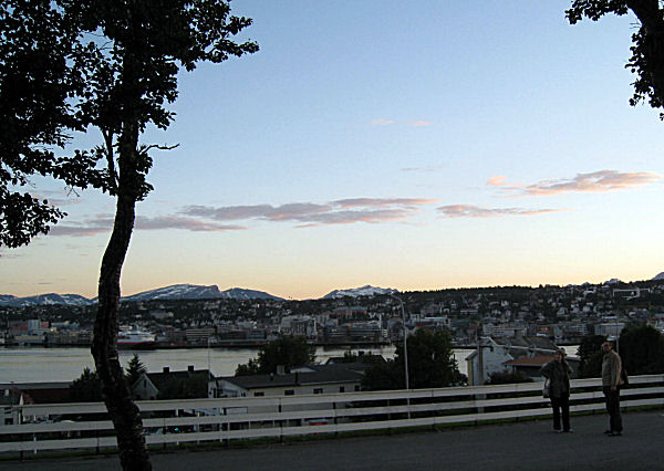 Utsikt frn Troms Ishavskatedralen