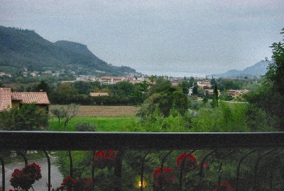 View towards Lago di Garda