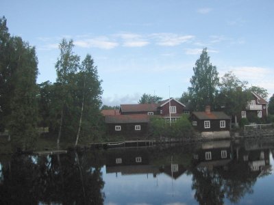 Kraftverksdammen/ Dam in Sundborn