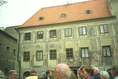 Krumau castle/courtyard 